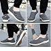 Imagen de Gaatpot Zapatos Diabéticos para Hombre Mujer Extra Anchas Zapatillas Ortopédicos Terapéuticos para Neuropatía Calzado para Edema Artritis Ajustable Gris oscuro 42