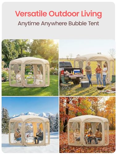 Carpa pop-up tipo burbuja grande para camping 10x10 miniatura 3