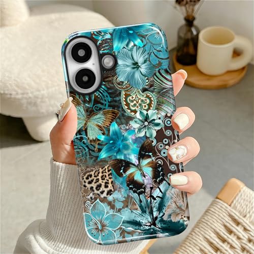 Coque iPhone 16 durable et fleurie pour vos sorties urbaines