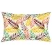 Produktbild Kotdeqay Color Palm Leaves Flat Hotel Quality Throw Pillow Cases Multi Color Stardard Size 45x76CM(20x30IN)