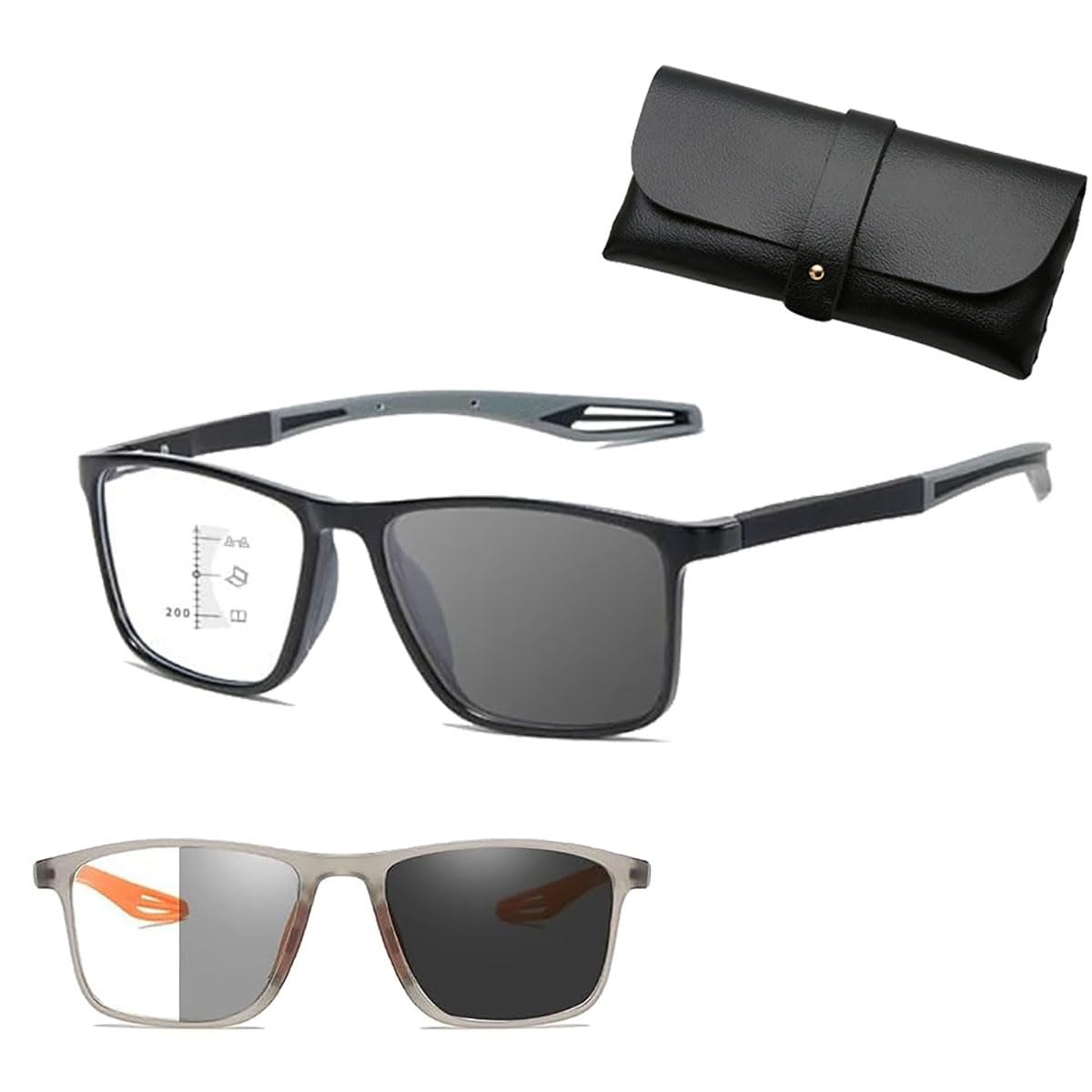 Generisch Autofokus Brille Mit Selbsteinstellung, Intelligente Zoom Brille Automatische Fokuseinstellung, Ultraleichte Und Bequeme Anti-Blaulicht-𝐁𝐫𝐢𝐥𝐥𝐞 Für Presbyopie Für Nah Und Fern
