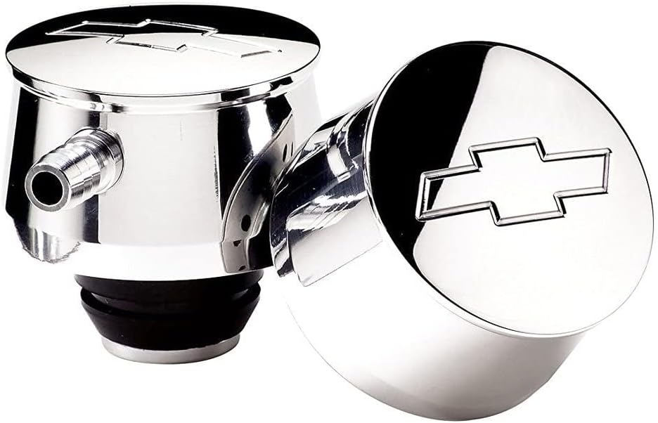 BILLET SPEC PCV Breather, Bowtie 1 1/4” Valve Cover Hole Polished