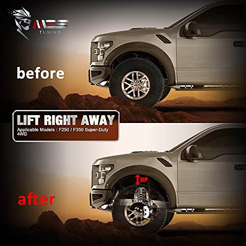 Mzs 3" Leveling Kit Front Coil Spring Suspension Lift Strut Spacers Compatible With 2005-2023 F250 F350 Super Duty 4Wd #TOP5