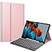 Produktbild Fintie Tastatur Hülle für Samsung Galaxy Tab S7 11 Zoll 2020 SM-T870 / SM-T875 Tablet-PC, Ultradünn leicht Schutzhülle mit magnetisch Abnehmbarer drahtloser Deutscher Bluetooth Tastatur, Roségold
