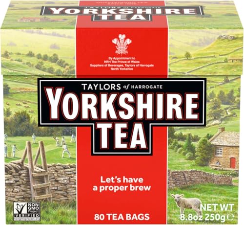 Yorkshire Tea, Black Tea, 80 Teabags