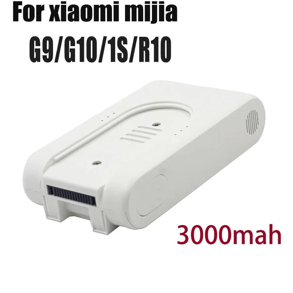 25,2V Batteria Ricaricabile agli Ioni di Litio Compatibile con Mijia G9/G10/1S/R10 Aspirapolvere Cordless(3000mAh)