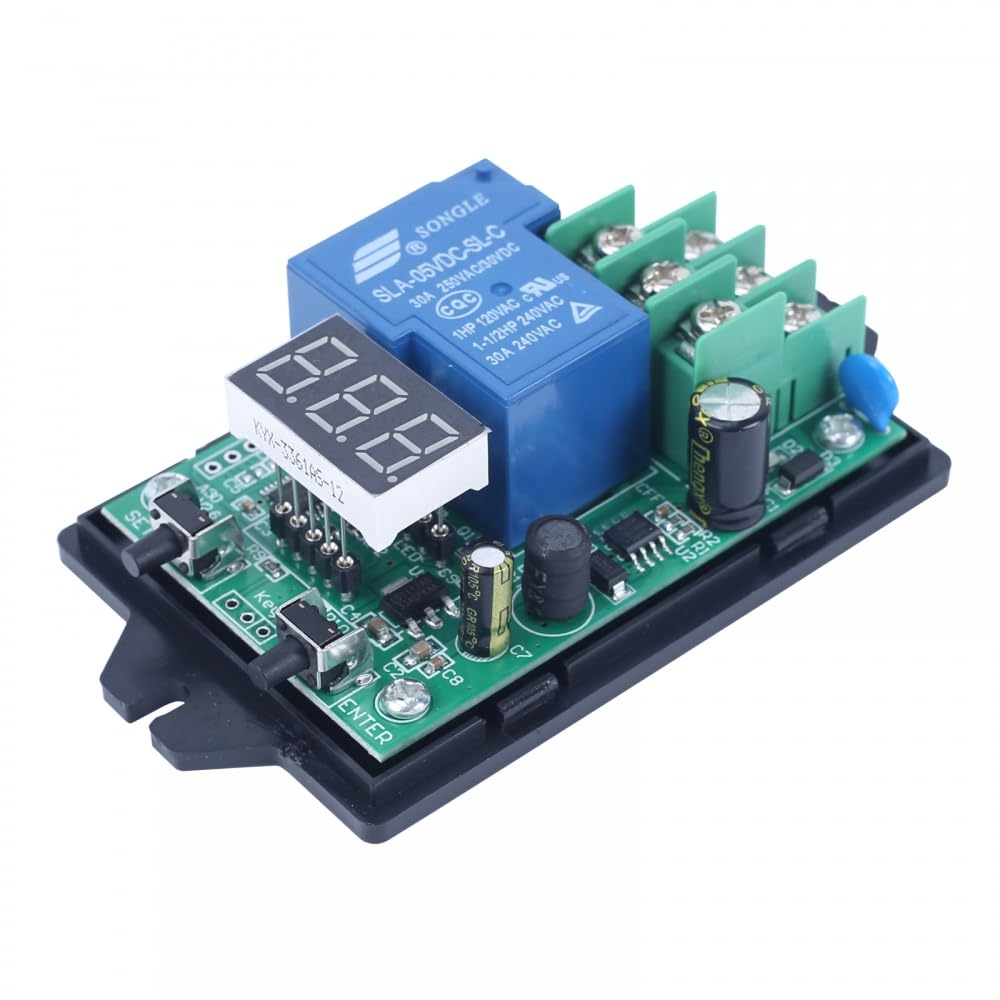 Modulo di Monitoraggio di Tensione, Scheda Controller Relè di Ritardo A30-U1 DC 0-99.9V per il Rilevamento di Tensione di Controllo di Sottosensione