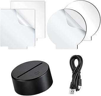 LumenTY 3D Lampada Illusion Optical Night Light Lampada da Notte a LED