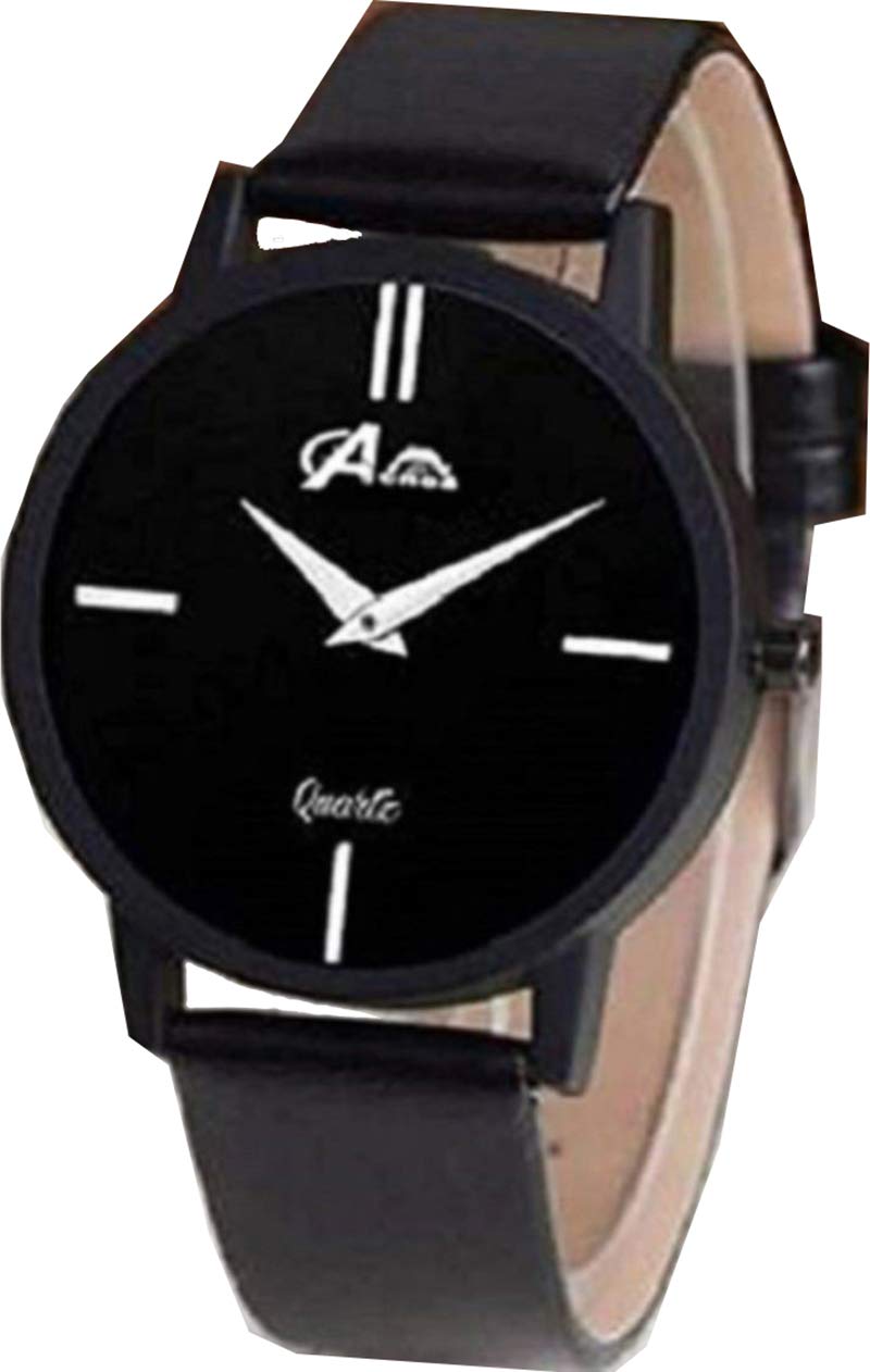 Acnos® Premium Slim Case Black Analogue Watch for Boys and Mens Pack of - 1 (B082S1CV9B) Amazon Price History, Amazon Price Tracker