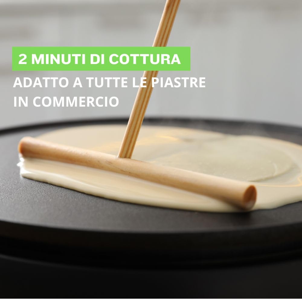 Mix per Crepes di alta qualità da 5 KG - pronto utilizzo - (Preparato per Crepes)