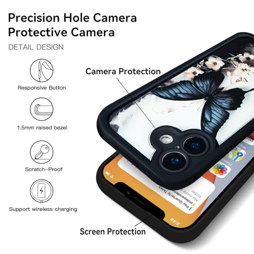 Coque iPhone 16 papillon protection antichoc silicone esthétique fin - 4