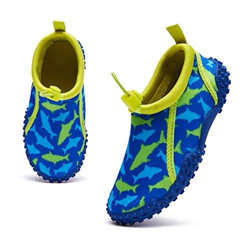 mysoft Kids Beach Water Shoes Non-Slip Quick Dry Barefoot Swim Shoes Aqua Socks for Boys and Girls Toddler Little Big Kid