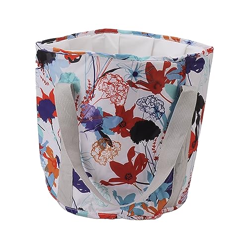 Lavabo de baño de pies plegable de 30x30cm Omabeta de PVC para camping 6