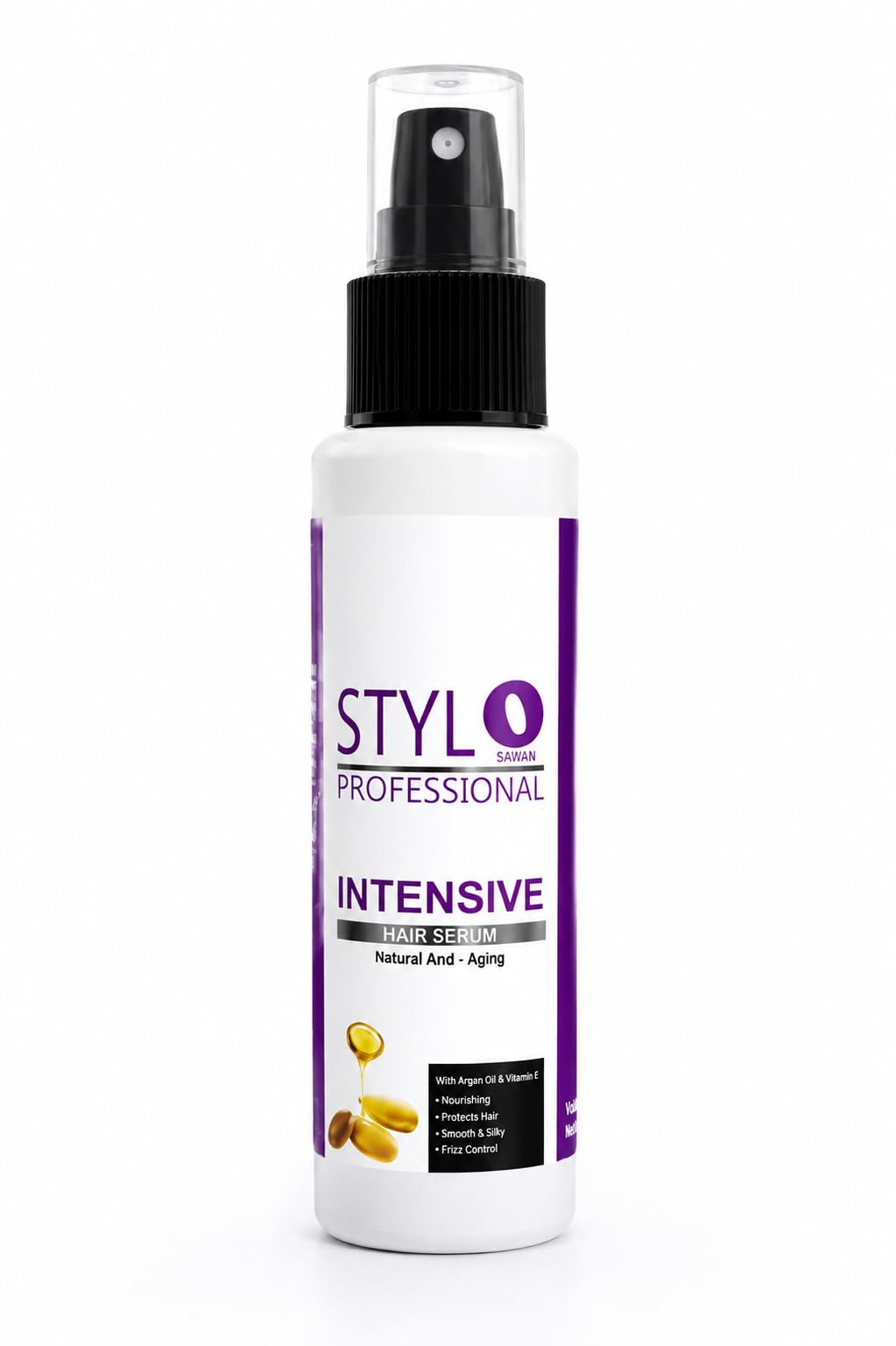 Stylo Professional Anti-Aging Hair Serum | Argan Oil, Almond Oil & Vitamin E | Paraben Free | No Colorants | Smooth, Shiny & Manageable Hair | For Men & Women-image-22
