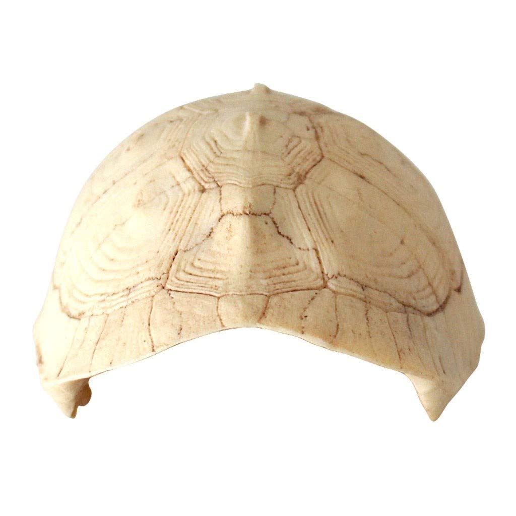 Escondite de caparazón de Tortuga de simulación, escondite de Caja de Reptiles de Acuario de Anfibios - Decoración de Esquina de hábitat escondites de Tortugas de Serpiente Lagarto