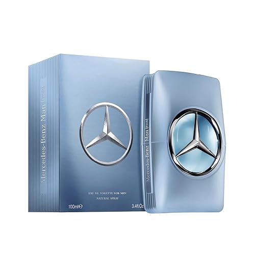 Mercedes-Benz Man Fresh - Eau de Toilette para hombre - Colonia de larga duración para hombre - Bergamota, colonia de cedro para hombres - Espray de