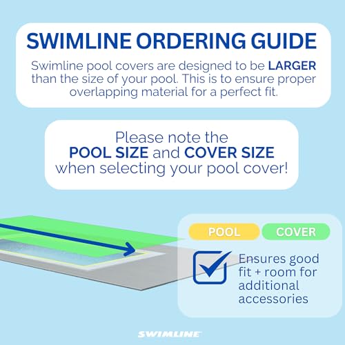 Cobertor de piscina Swimline Hydrotools invierno 25 x 41 ft miniatura 5