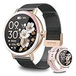 KEEPONFIT Smart Watch for Men/Women Android & iPhone, 1.27" Touch Screen Fitness Tracker with Answer/Make Calls, IP68 Waterproof Heart Rate/Sleep/SpO2 Monitor, Pedometer, 100+ Sport Modes