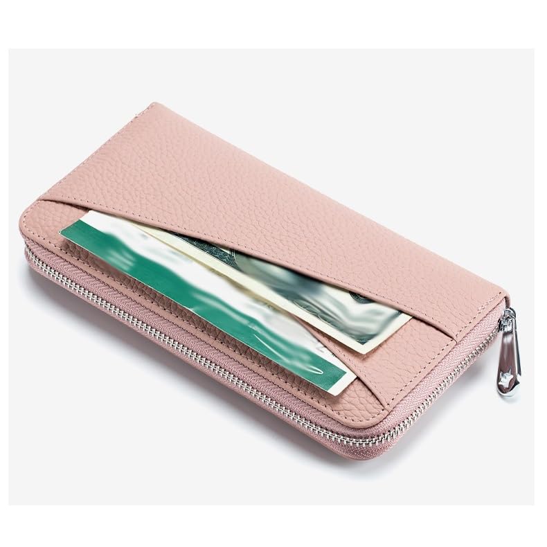 Cowhide Vegetable Tanned Leather Card Case Multi Card Position Coin Purse for Men and Women4