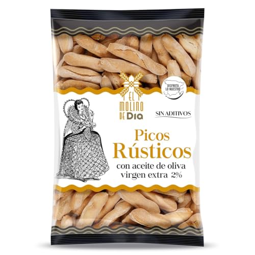 EL MOLINO DE DIA picos rústicos con aceite de oliva bolsa 130 gr