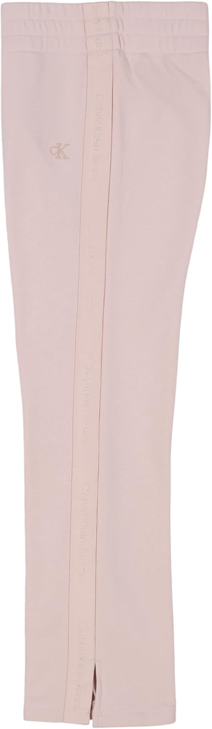 Calvin Klein Girls Soft Fleece Logo Sweatpants, Comfortable Fit and Elastic Waistband - Image 2