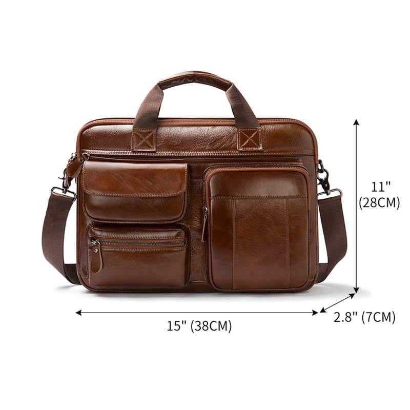 Bolso de hombro de gran capacidad con compartimento para computadora 7