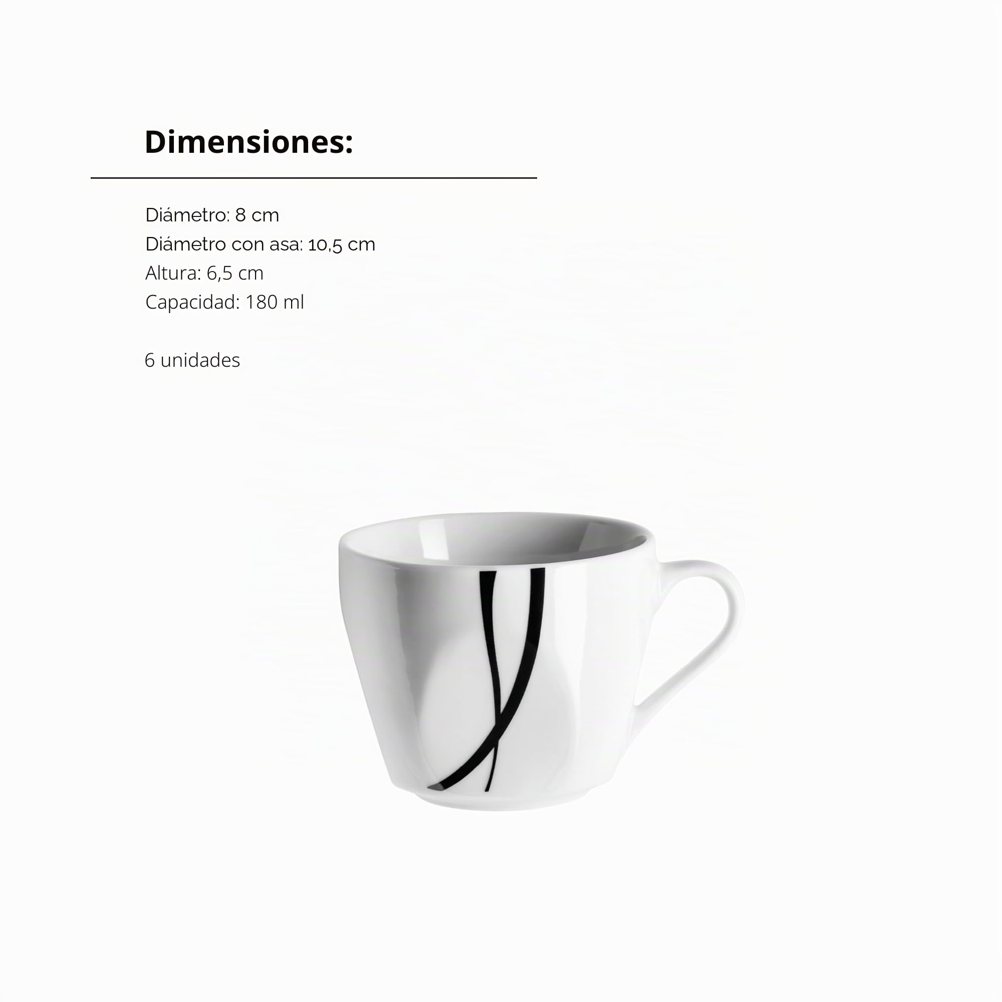MÄSER Serie Decora, Vajilla para 6 personas, 30 piezas en forma cuadrada, elegante, atemporal, porcelana
