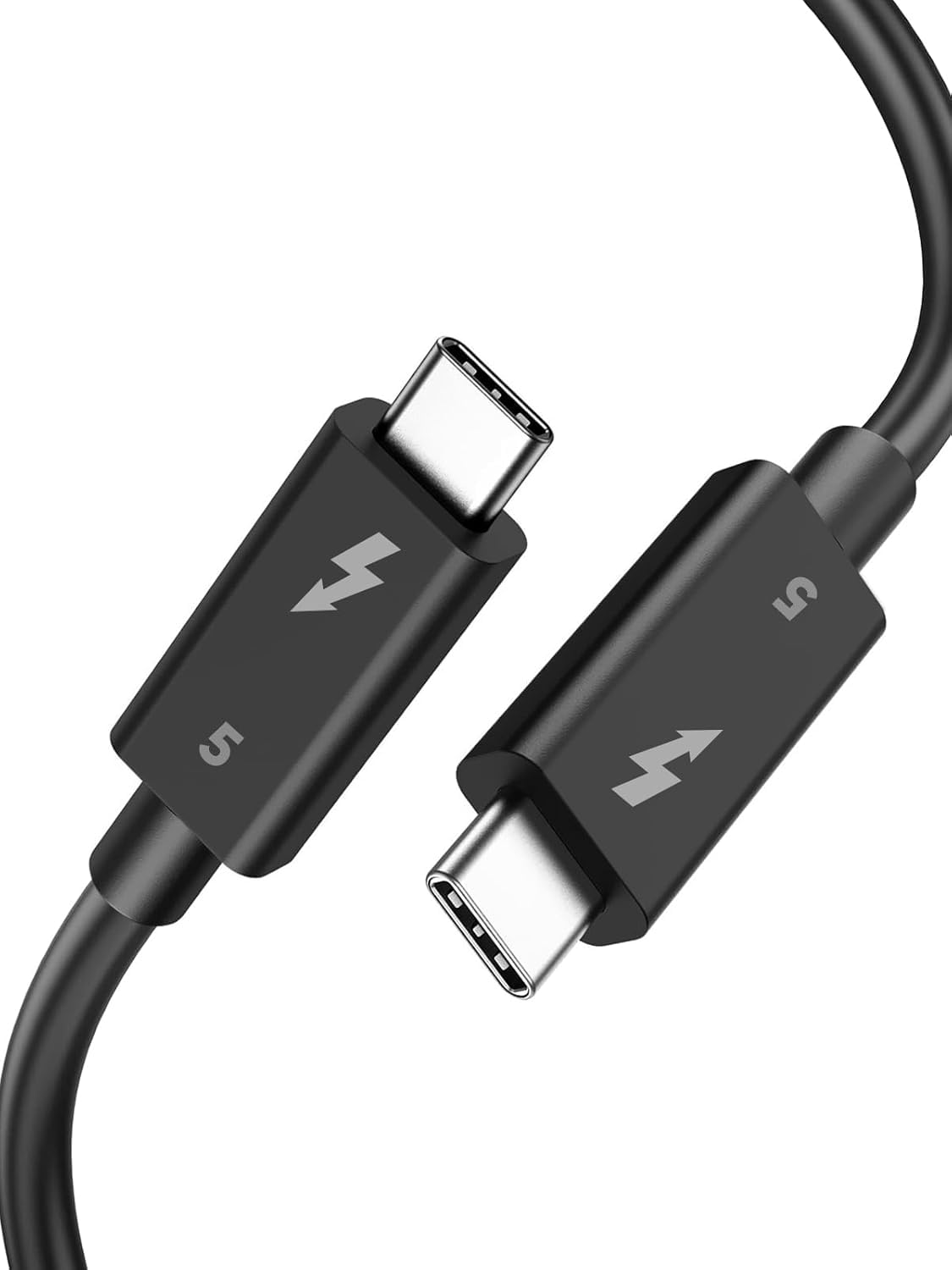 Coverzone Thunderbolt 5.0 Type-C Kablo – 240W PD Hızlı Şarj, 120Gbps Veri Aktarımı, 16K 60Hz Görüntü Desteği, E-Marker Akıllı Çipli, Thunderbolt 3/4/USB4 Geriye Uyumluluklu Örgü Kablo | ZR1107