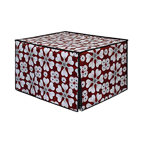 Image of DREAM KING Stylish Design & Printed Microwave Oven Cover Full Closure |waterproof & Dustproof Oven Cover Suitable for All Models - Multicolour SA61