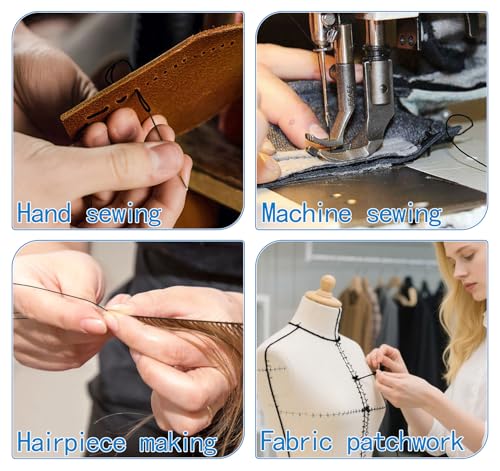 Hilo de Coser Resistente Negro 1640 Yardas miniatura 5
