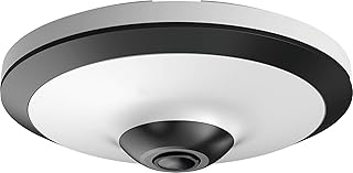 Dahua IPC-EW5541-AS 5MP Panoramic WizMind AI Network PoE IP Fisheye Camera 360° Surveillance, 1.4mm 120db WDR Max IR 33FT VCA Micro-SD Audio Built-in Mic Heat Map BLC HLC ROI 3D DNR ROI (OEM No Logo)