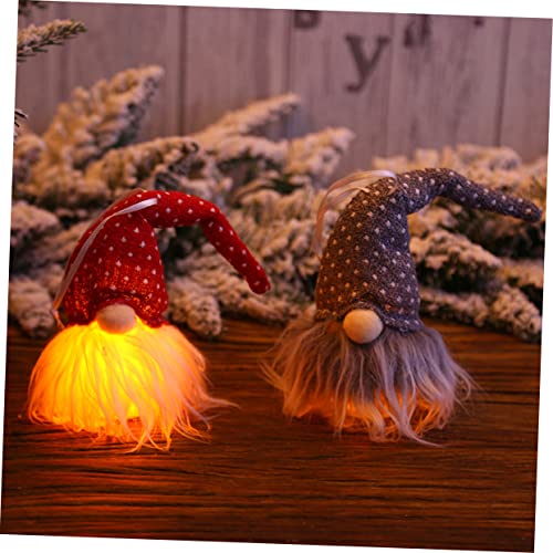 Ciieeo 1Pc Santa Estatuetas Brinquedo Mesa De Água Brinquedos Decoração Da Árvore De Natal Luz Pinge