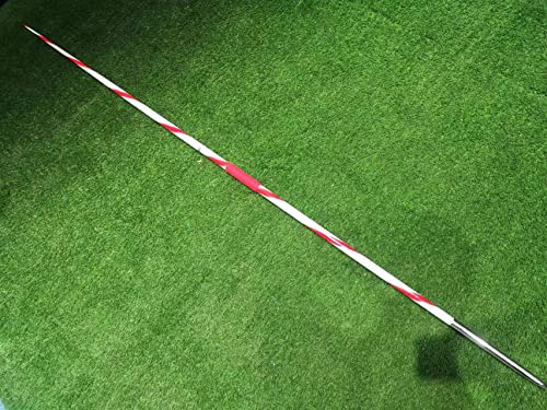Red and White Color Competition javelins 800g - Adult Men Boy's 800 Gram Rated 85Meter Track & Field Javelin for Competition and Training