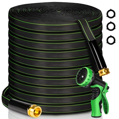 Ahititi Garden Hose 100 ft Water Hose Flexible Heavy Duty Outdoor Lightweight No Kink Long...