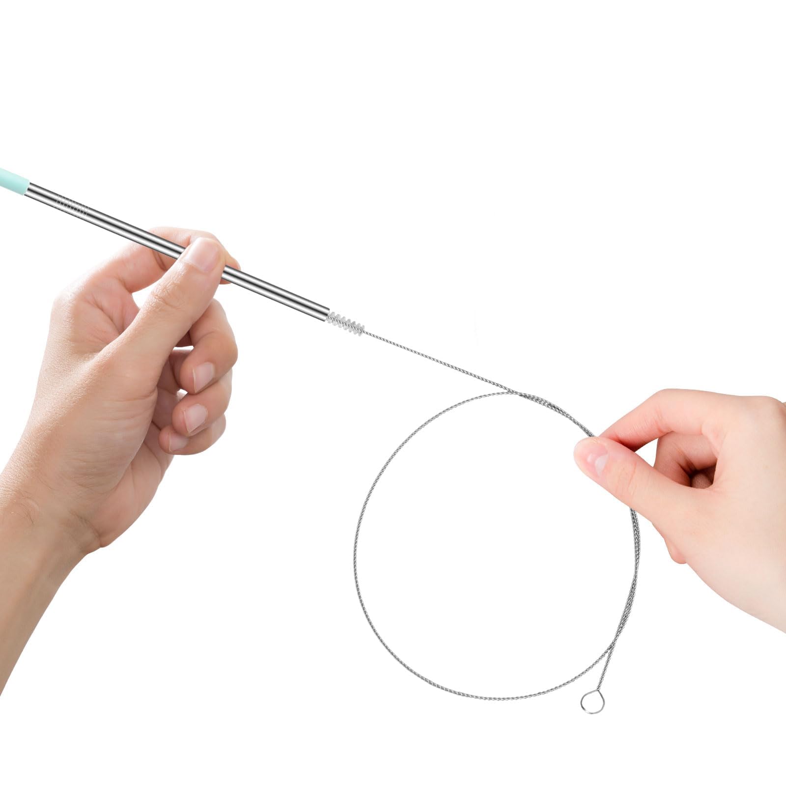 Cepillo limpiador de pajitas extralargo de 40 pulgadas, limpiador de tuberías largo, cepillo de limpieza de tubo largo para pajitas largas, líneas de barril de PVC, tubos de máquina de hielo,