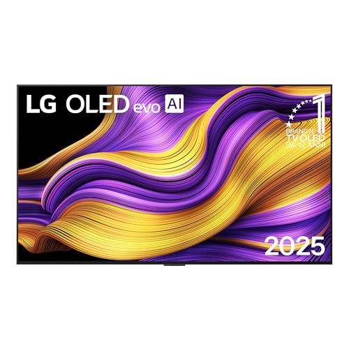 LG OLED evo AI G5 TV 55 pollici, Smart TV 4K, Staffa a muro inclusa, Processore α11 Gen2, Brightness Booster Ultimate, webOS con AI, Dolby Vision e Atmos, VRR e GSYNC 4K@165Hz, OLED55G55LW 2025