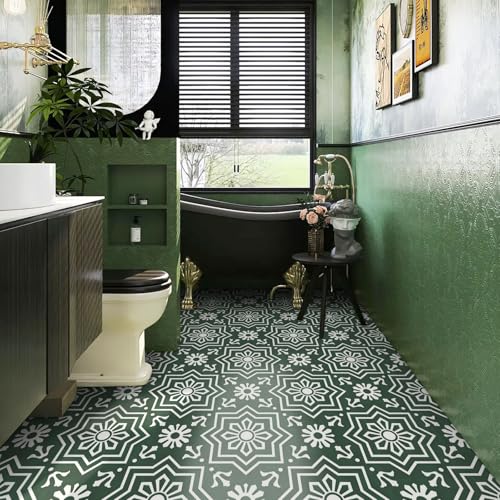 Reviews de Baldosas para comprar online. 41 MORCART - Paquete de 20 baldosas para despegar y pegar, piso de vinilo de 7.8 x 7.9 pulgadas, piso extraíble para baño, cocina, chimenea, escaleras, dormitorios, pared, despensa,...