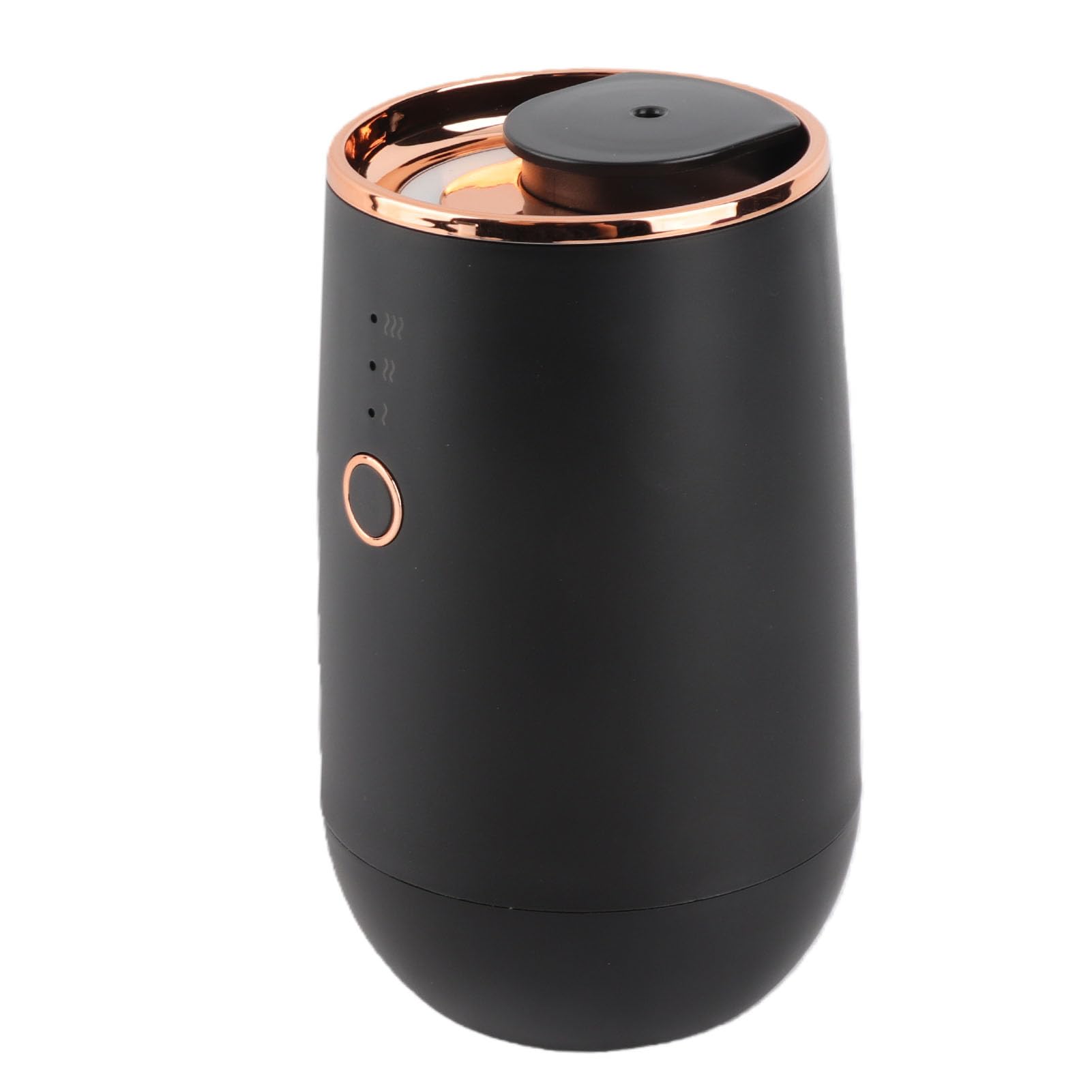 Auto-Diffusor, 3 W, Intelligenter, Kompakter Diffusor für ätherische Öle, Auto- für ätherische Öle, Intelligenter -Lufterfrischer mit 15 Ml Kapazität und 2000 MAh-Batterie für das (Black)