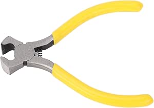 Jazzka Lot De 5 Mini Pinces Coupantes, Rondes, Courbées Et Plates Pour La Fabrication De Bijoux, La Coupe De Perles, Avec Poignées Souples