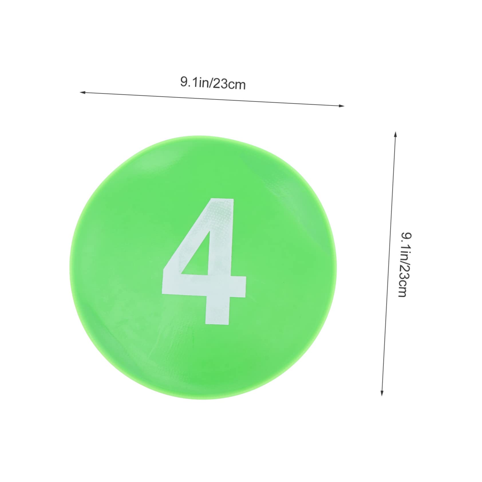 LIOOBO Football Training Signs Kit Soccer Training Discs 1 Set of Markers Easy to Set up Boundary Lines Enhance Player Velocity and Flexibility