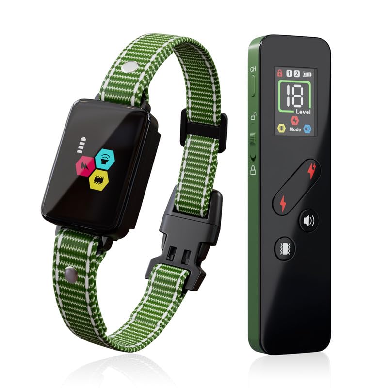 Bark Collar Cats Collar 786FT IP13 Waterproof 0.45 Training Modes Beep Vibration Effective Bad JUNLVSEHUI