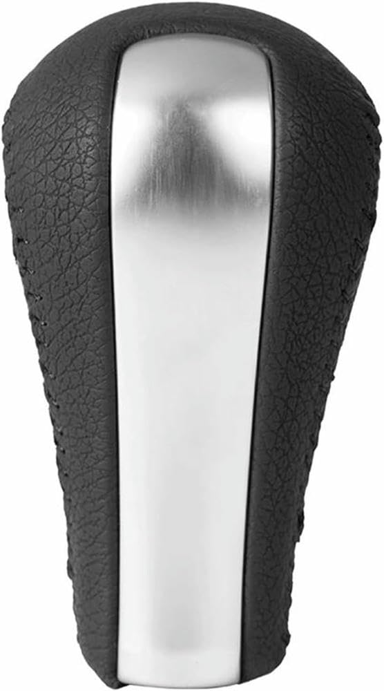 Gznbb Silver Car Manual Gear Shift Knob Boot Cover Gaiter Lever Shifter Handle Stick, For Accord For Crosstour 2008 2009 2010 2011 2012
