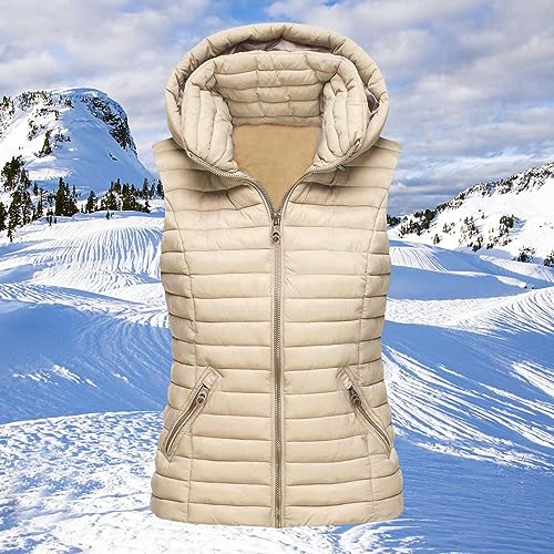 Chaleco casual suelto unisex con capucha y cierre cremallera 2