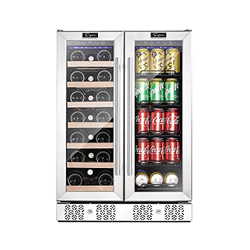 Empava Beverage Refrigerator Cooler 78 Cans and 20 Bottles Freestanding