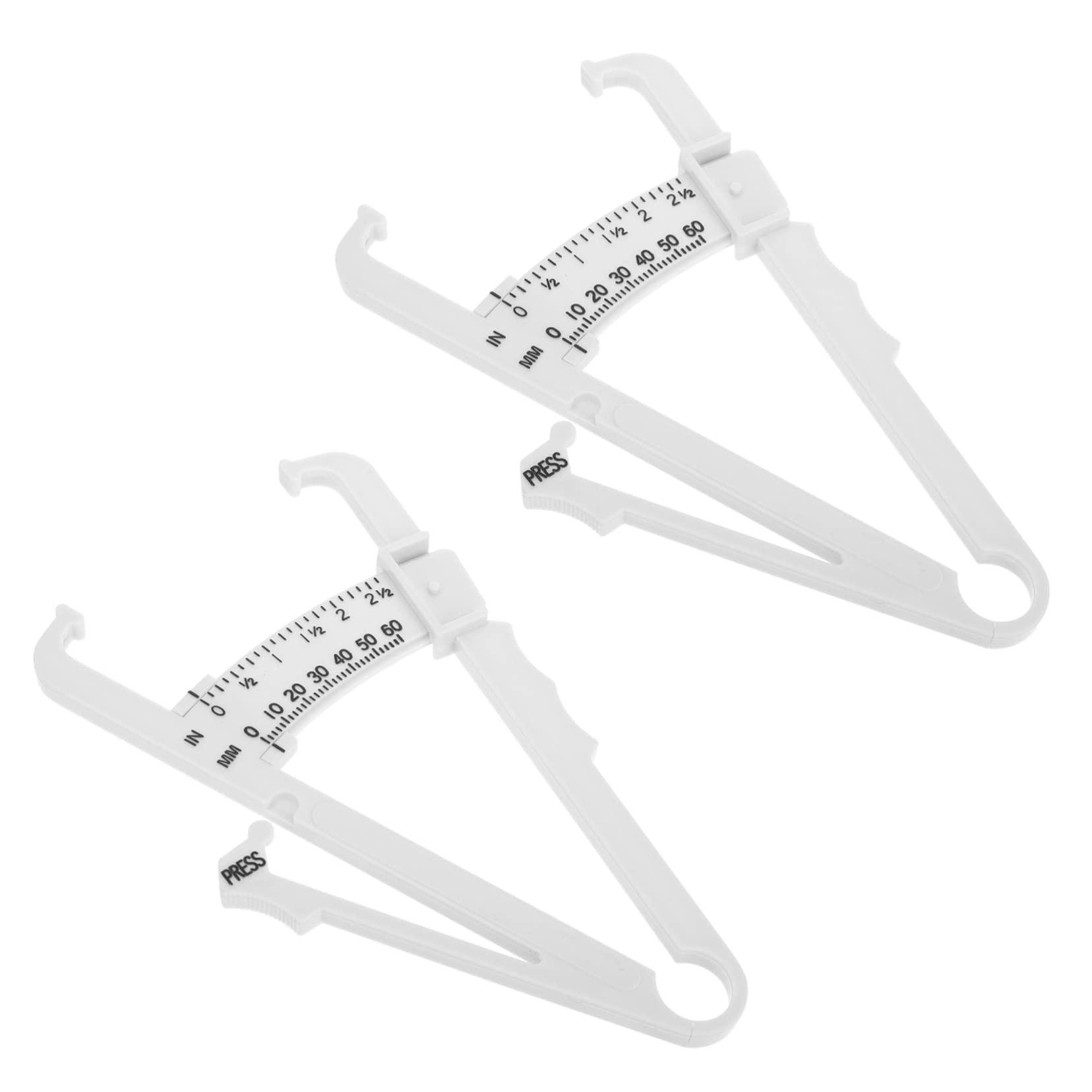 Didiseaon 2 Juegos Calibrador De Grasa Prueba De Calibre De Piel Cuerpo Digital Cinta Métrica Digital Cinta Métrica Del Cuerpo Cinta Métrica Corporal Digital Plastico Abs 2 Piezas * 2