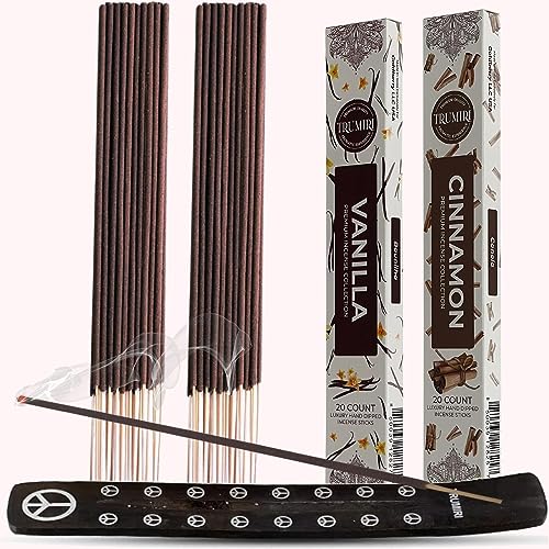 Trumiri TRU-ISCP-VANILLA-CINNAMON Incense Sticks - Combo Pack Of 40 Insence-Sticks thumb #6