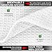 100% Cotton Blankets Queen Size for Bed - Waffle Weave Blankets for Summer, Lightweight and Breathable Soft Woven Blanket for Spring, (White, Queen (90