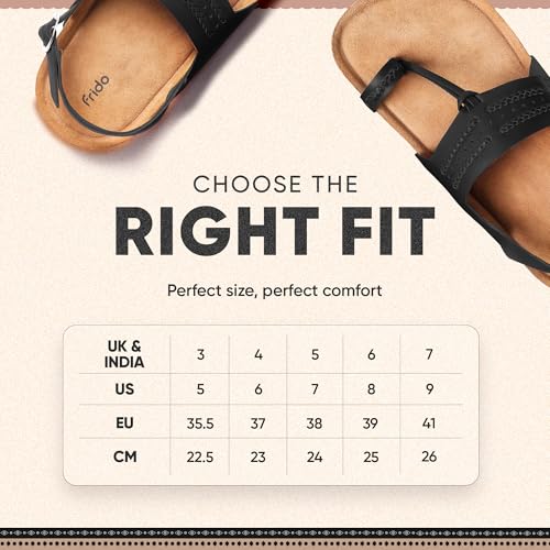 Image of Frido Puneri Chappal for Women | Ergonomic Traditional Indian Leather Chappal with Memory Foam, Wide Toe Box & Zero Drop Design | Adjustable Ethnic Footwear