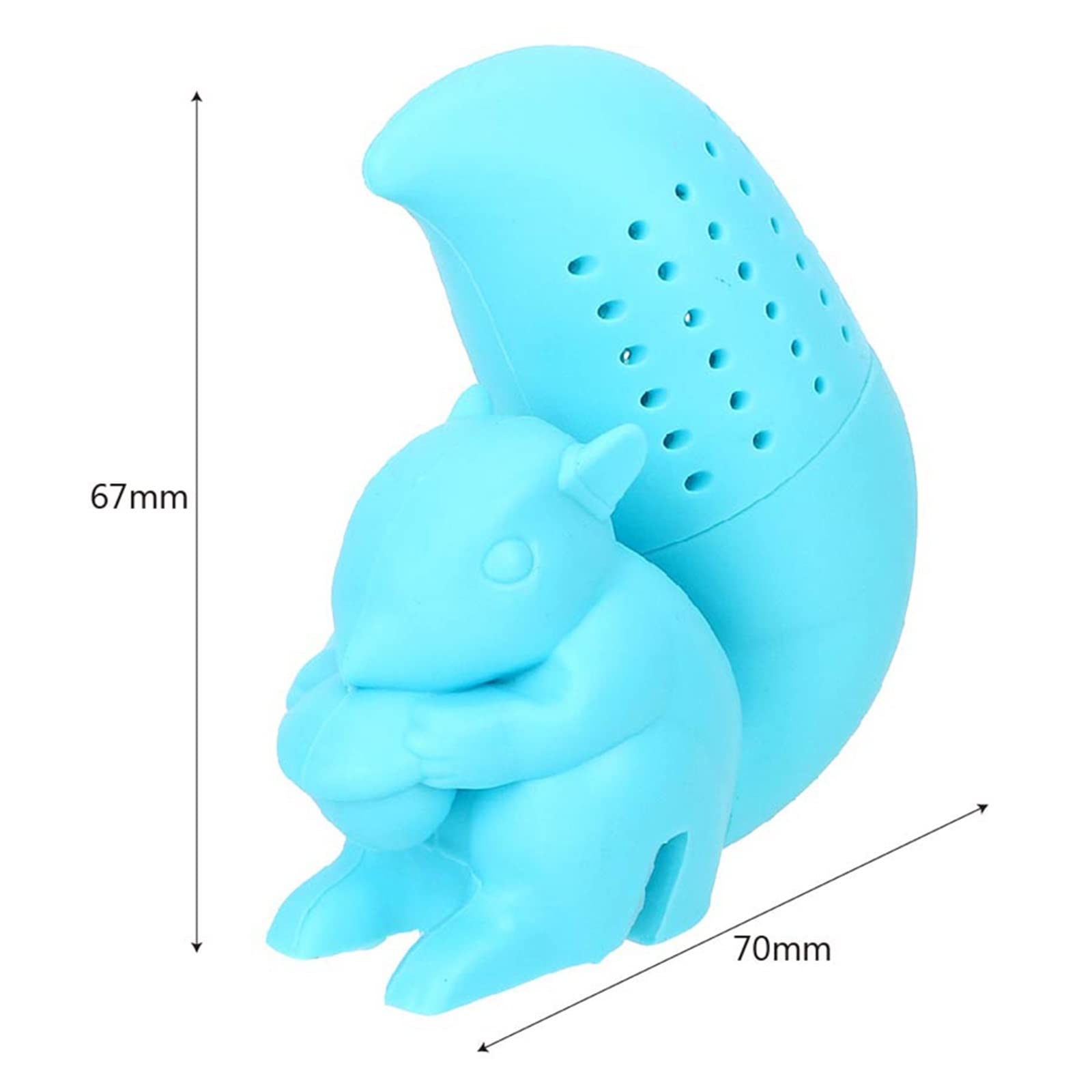 Infuseur à thé en silicone en forme de feuille pour thé ou café