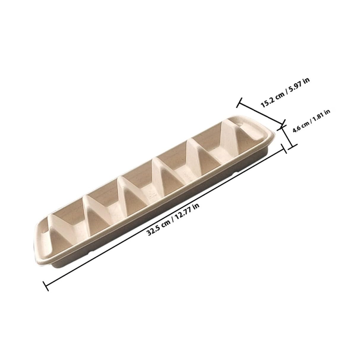 Porta Tacos Desechable de Papel Beige, Soporte para Tacos Ligero y Portátil, Paquete de 25 Piezas Adecuado para Reuniones y Comidas Rápidas